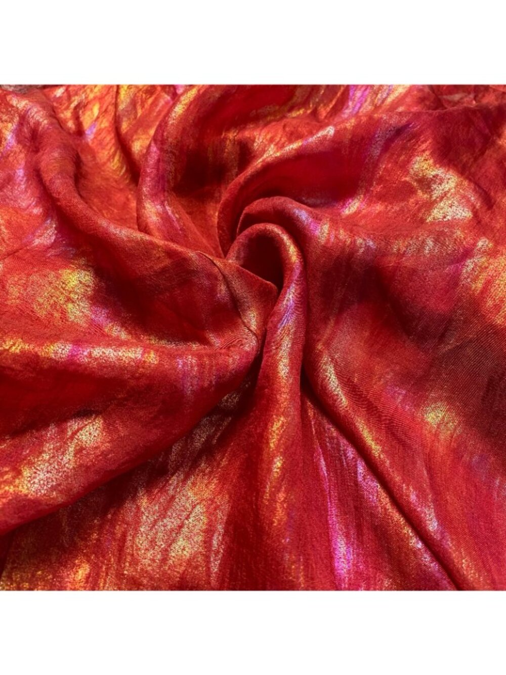 Jessakae Pixie Dress Plus Size in Red Holographic Oil Spill - Picture 5 of 12